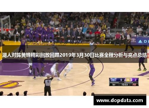 湖人对阵黄蜂精彩回放回顾2019年3月30日比赛全程分析与亮点总结