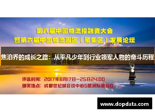 焦泊乔的成长之路：从平凡少年到行业领军人物的奋斗历程